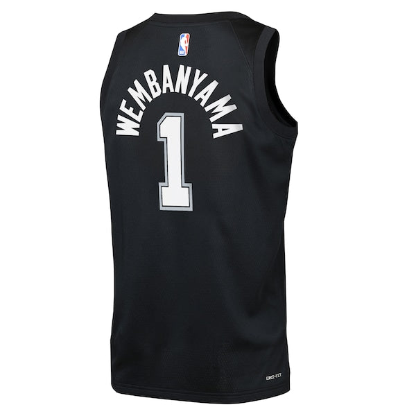 Victor Wembanyama San Antonio Spurs Nike Youth 2025/26 City Edition Swingman Jersey - Black