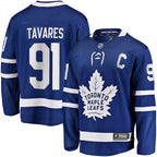 John Tavares Toronto Maple Leafs  Home Captain Premier Breakaway Player Jersey - Blue