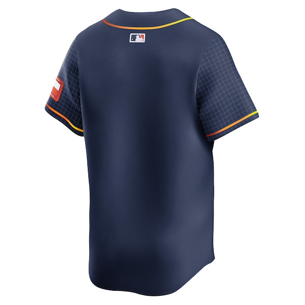 Houston Astros Nike City Connect Limited Custom Jersey - Navy