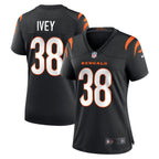 DJ Ivey Cincinnati Bengals Nike Women's Team Game Jersey -  Black