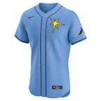 Tampa Bay Rays Nike Alternate Vapor Premier Elite Patch Jersey - Light Blue