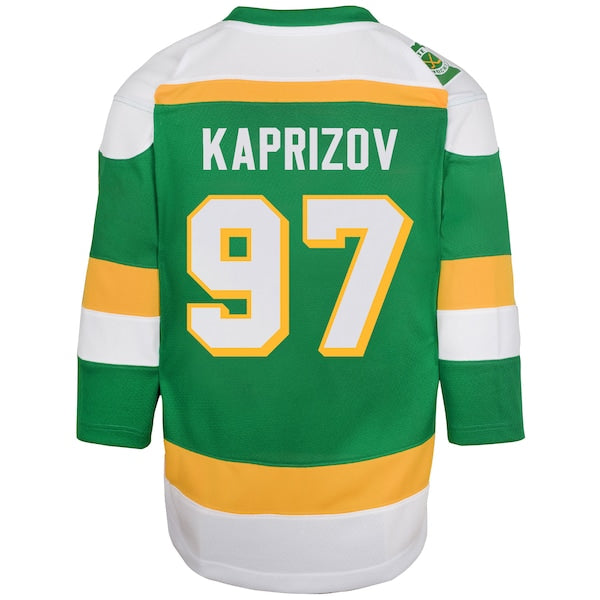 Kirill Kaprizov Minnesota Wild Preschool 2023/24 Alternate Replica Player Jersey – Green