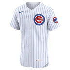 Chicago Cubs Nike Home Elite Custom Jersey - White