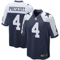 Dak Prescott Dallas Cowboys Nike Alternate Game Team Jersey - Navy/White