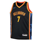 Chet Holmgren Oklahoma City Thunder Nike Youth 2024/25 Swingman Player Jersey - City Edition - Black