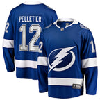 Jakob Pelletier Tampa Bay Lightning  Home Breakaway Jersey - Blue