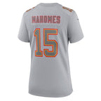 Patrick Mahomes Kansas City Chiefs Nike Women's Super Bowl LVIII Atmosphere Fashion Game Jersey - Gray
