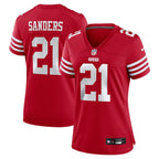 Deion Sanders San Francisco 49ers Nike Women's Retired Player Game Jersey - Scarlet