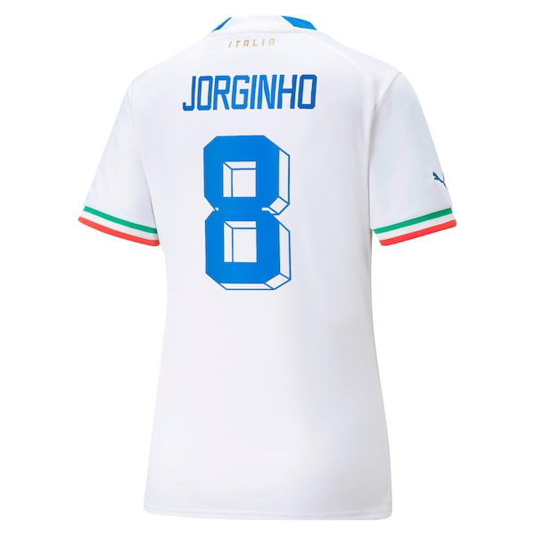 Jorginho Italy National Team Puma Women's 2022/23 Away Replica Player Jersey - White