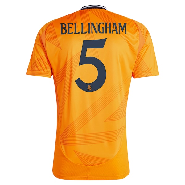 Jude Bellingham Los Merengues adidas 2024/25 Away Replica Player Jersey - Orange
