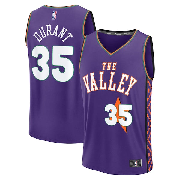 Kevin Durant Phoenix Suns  2024/25 Fast Break Player Jersey - City Edition - Purple