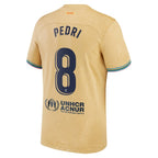 Pedri Barcelona Nike 2022/23 Away Replica Player Jersey - Gold