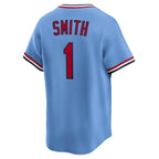 Ozzie Smith St. Louis Cardinals Nike Throwback Cooperstown Collection Limited Jersey - Blue/White