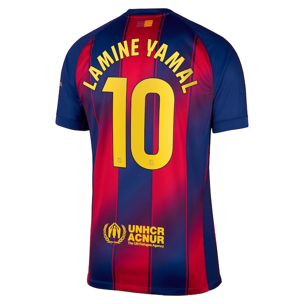 Lamine Yamal Barcelona Nike 2025/26 Replica Player Jersey - Blue