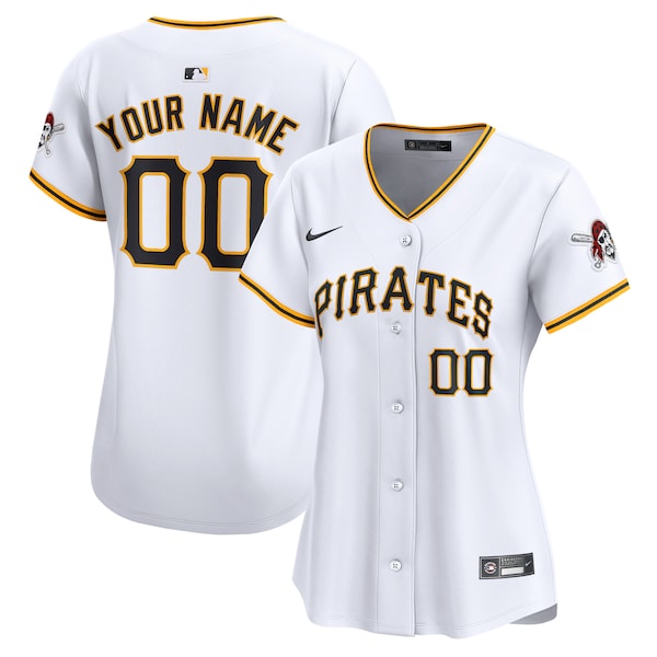 Pittsburgh Pirates Nike Women's Home Limited Custom Jersey - White