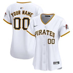 Pittsburgh Pirates Nike Women's Home Limited Custom Jersey - White