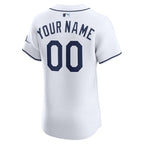 Tampa Bay Rays Nike Home Elite Custom Jersey - White