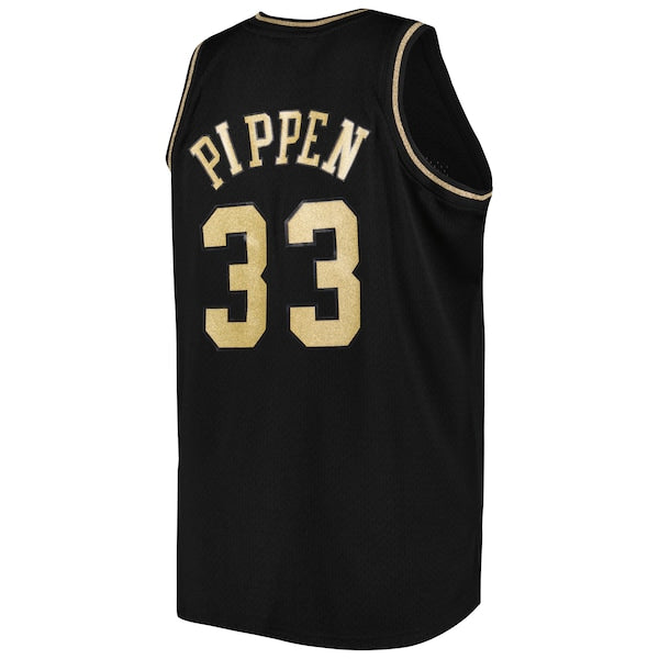 Scottie Pippen Chicago Bulls Big & Tall Hardwood Classics 1997/98 Swingman Jersey - Black
