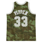 Scottie Pippen Chicago Bulls Hardwood Classics 1997/98 Ghost Green Swingman Jersey - Camo