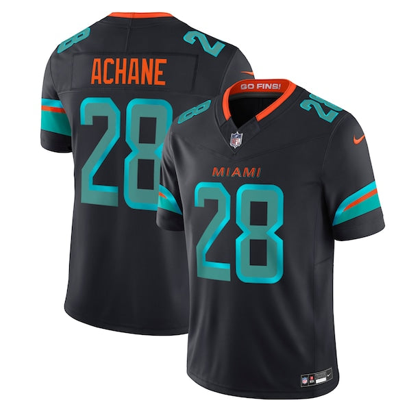 Miami Dolphins De’Von Achane Nike 2025 Rivalries Collection Limited Jersey - Pitch Blue