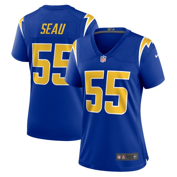 Junior Seau Los Angeles Chargers Nike Women's Retired Game Jersey - Royal/Powder Blue