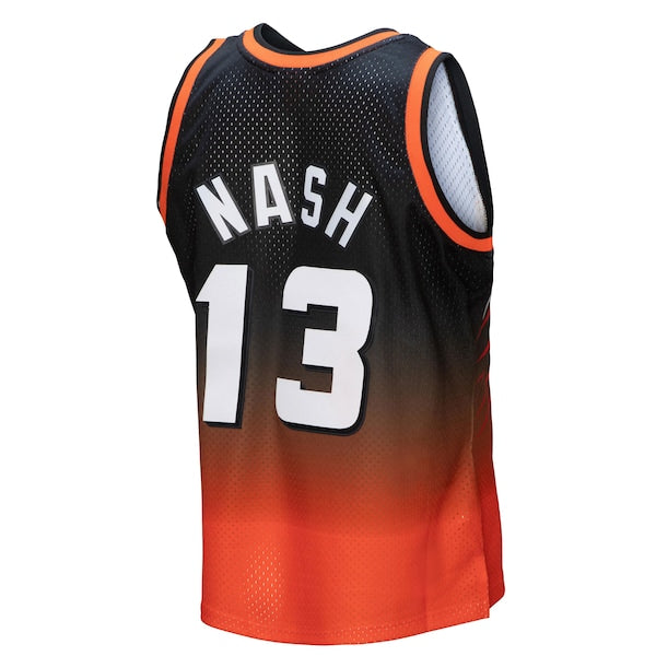 Steve Nash Phoenix Suns 1996/97 Hardwood Classics Fadeaway Swingman Player Jersey - Orange/Black