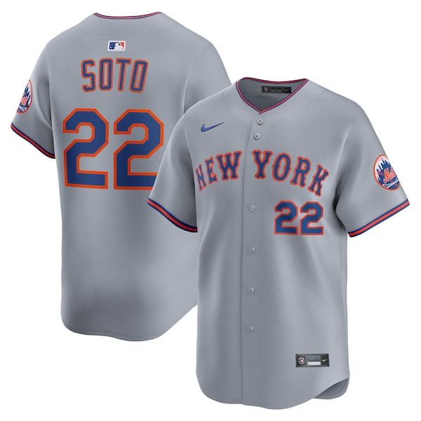 Juan Soto New York Mets Nike Road Limited Player Jersey - Gray