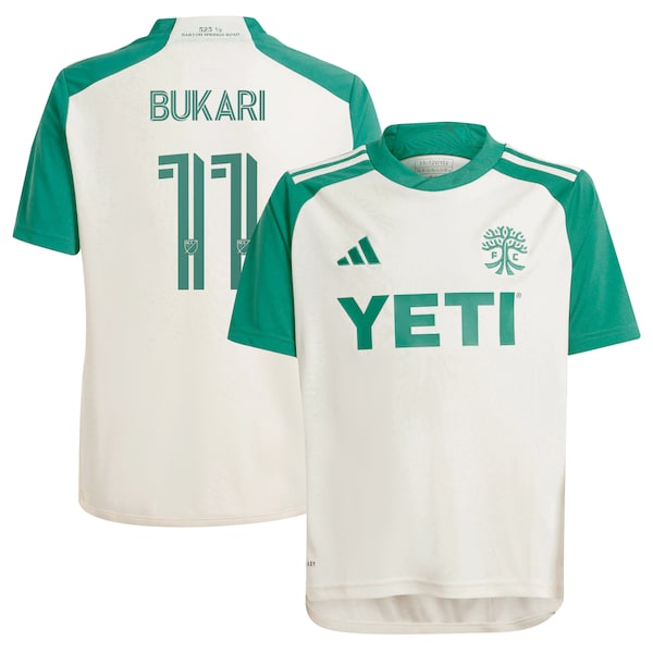 Osman Bukari Austin FC adidas Youth 2024 The Armadillo Kit Replica Player Jersey - Tan