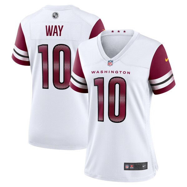 Tress Way Washington Commanders Nike Women's Game Jersey -  White