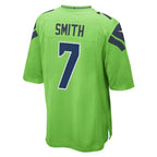 Geno Smith Seattle Seahawks Nike  Game Jersey - Neon Green