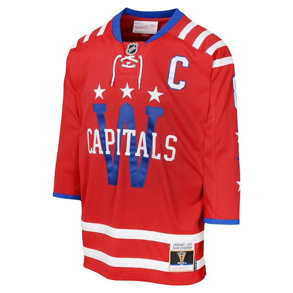 Alexander Ovechkin Washington Capitals Youth 2015 Blue Line Player Jersey - Red