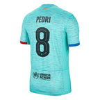 Pedri Barcelona Nike 2023/24 Third Replica Jersey - Aqua/Royal/White