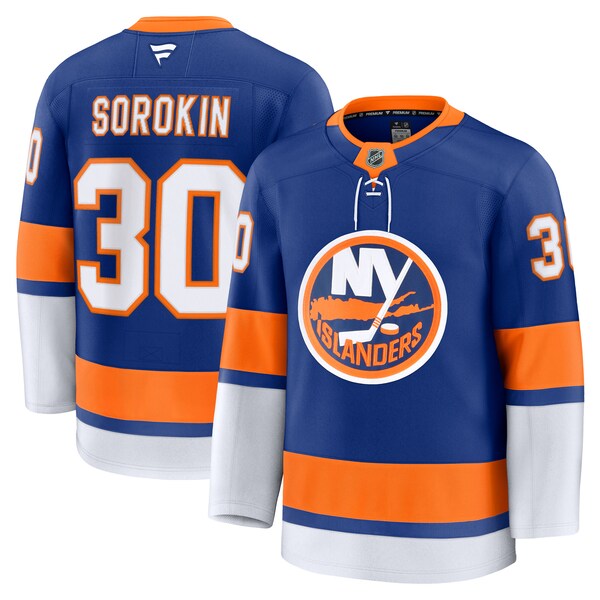 Ilya Sorokin New York Islanders  Home Premium Jersey - Royal