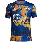 New York Red Bulls adidas 2024 MLS Works Kick Childhood Cancer x Marvel Pre-Match Top - Royal