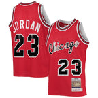 Youth Chicago Bulls Michael Jordan Red 1984/85 Hardwood Classics Authentic Jersey