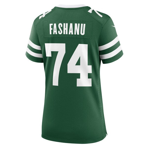 Olu Fashanu New York Jets Nike Women's Team Game Jersey - Legacy Green