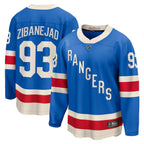 Mika Zibanejad New York Rangers  Centennial Breakaway Jersey - Blue