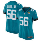 Yasir Abdullah Jacksonville Jaguars Nike Women's Team Game Jersey -  Teal