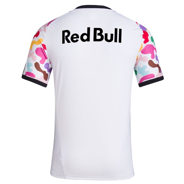 New York Red Bulls adidas 2024 Pride Pre-Match Top - White