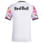 New York Red Bulls adidas 2024 Pride Pre-Match Top - White