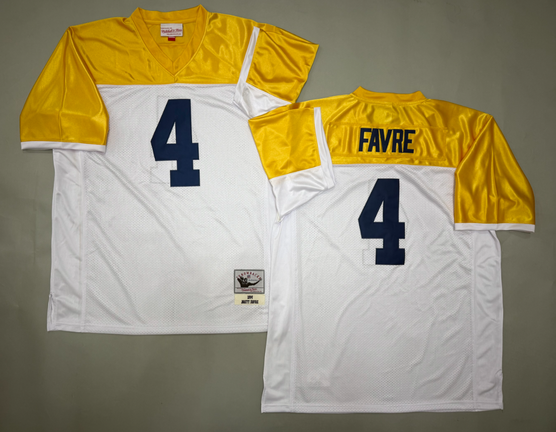 Brett Favre Green Bay Packers Authentic Throwback Retired Player Jersey