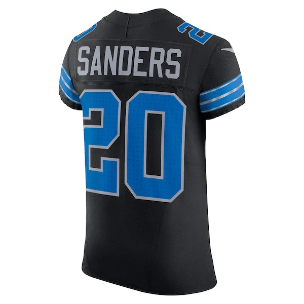 Barry Sanders Detroit Lions Nike Retired Player Alternate Vapor F.U.S.E. Elite Jersey - Black/Blue
