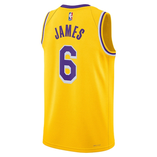 LeBron James Los Angeles Lakers Nike Unisex Swingman Jersey - Icon Edition - Gold