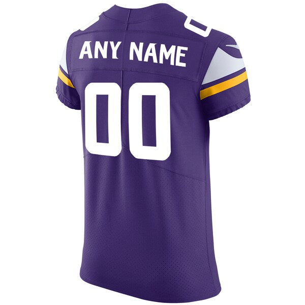 Minnesota Vikings Nike Vapor Untouchable Custom Elite Jersey - Purple