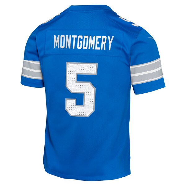 David Montgomery Detroit Lions Nike Youth Team Player Game Jersey - Blue