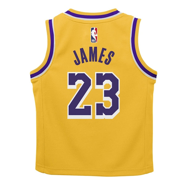 LeBron James Los Angeles Lakers Nike Preschool Dri-FIT Swingman Player Jersey - Icon Edition - Gold
