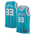 Liam McNeeley Charlotte Hornets Jordan Brand Unisex Swingman Jersey - Teal - Icon Edition