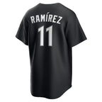 José Ramírez Cleveland Guardians Nike Lights Out Replica Player Jersey - Black