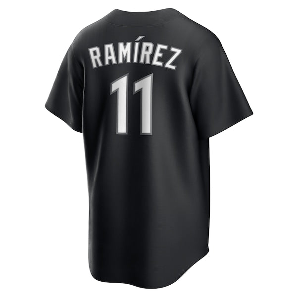 José Ramírez Cleveland Guardians Nike Lights Out Replica Player Jersey - Black
