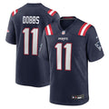 Joshua Dobbs New England Patriots Nike Team Game Jersey -  Navy